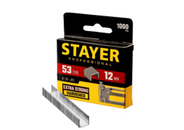 Скобы для мебельного степлера 12мм 1000шт., тип 53 Stayer 3159-12