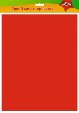 Фетр 50х70см, толщина 1мм, красный ПЭТ С2928-03