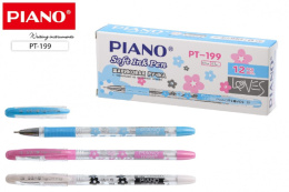 Ручка шариковая на масляной основе Piano Loves, синяя, 0,5мм РТ-199-12