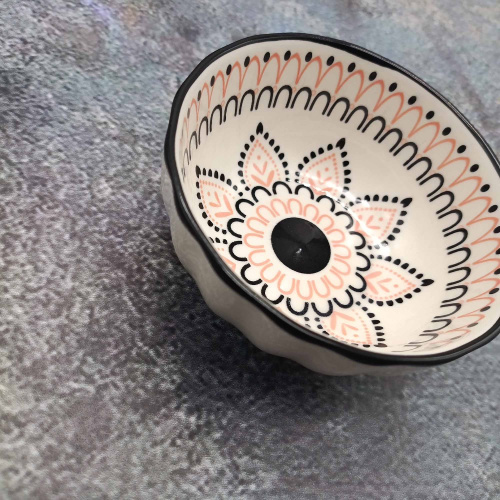 Салатник керамический  95мм с узором Элегия Радужный Дом РД84472