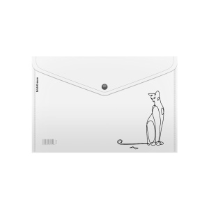 Папка с кнопкой А4 ErichKrause Clear Animal 63498