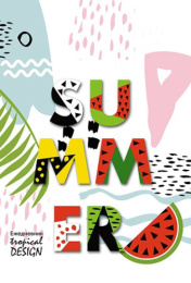 Ежедневник полудатированный А5 192 листа Летнее настроение С3608-18