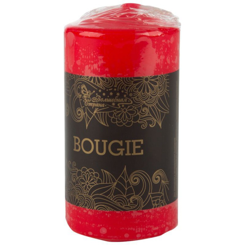 Свеча бочонок 50х100мм Deco, красный Волшебная страна 007890