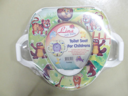 Сиденье для унитаза детское мягкое с ручками, с рисунком BossBaby 103-532