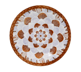 Тарелка фарфоровая мелкая 200мм Кувшинка Lavenir тгк8-1025