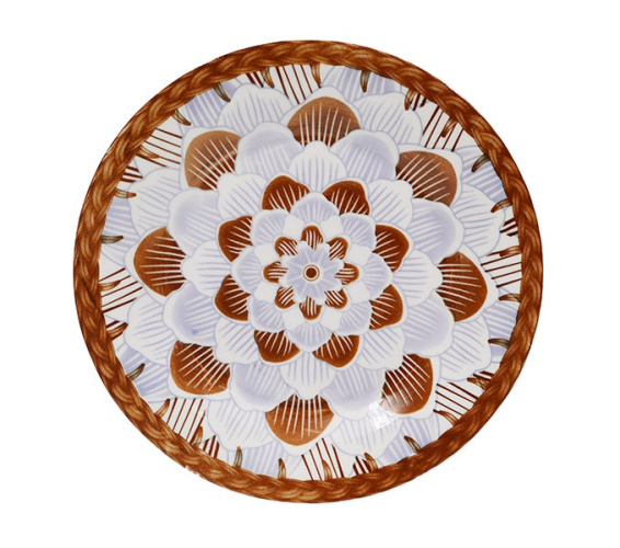 Тарелка фарфоровая мелкая 180мм Кувшинка Lavenir тгк7-1025
