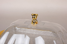 Блюдо пластиковое прямоугольное с крышкой 36,5х24,5х14,5см, для сервировки Коралл 8702