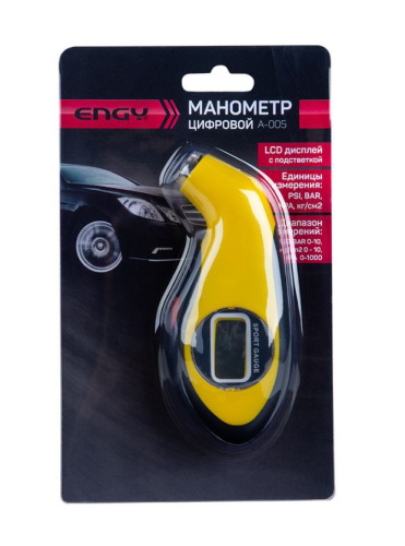Манометр цифровой автомобильный А-005 Engy 998582
