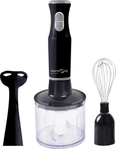 Блендер погружной с измельчителем  300Вт, черный Maxtronic MAX-FY-702S