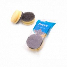 Губки для посуды с чистящим слоем набор  2шт. 8,5х8,5х4см Люкс Pride ГХ048