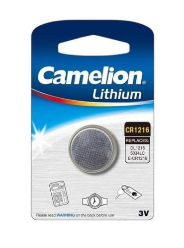 Батарейка Camelion литиевая CR-1216 ( 1шт. на блистере) ЭН-3609