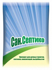 Биосостав Септико очиститель для септиков частных домов 400 кубических сантиметров Ваше хозяйство