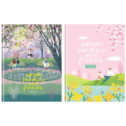 Блокнот А5  80 листов Биз BG Я и ты, книжный переплет ББ5Т80_ЛМ 10254