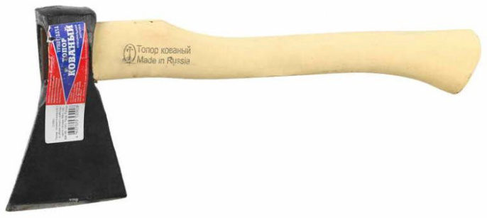 Топор 0,8кг деревянная ручка, кованый, Б-2 ИЖ