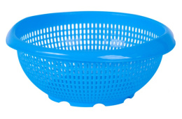 Дуршлаг - фруктомойка пластиковый d-34см h-14см большой цвета в ассортименте Ар-Пласт 04001