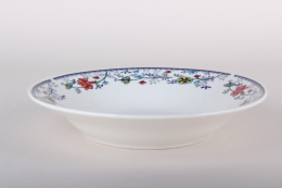 Тарелка фарфоровая глубокая 200мм/450мл Флорис Коралл ZX2312-8SP