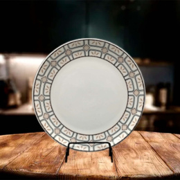 Тарелка керамическая мелкая 230мм Вдохновение Радужный Дом РД21911