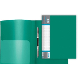 Папка с пружинным зажимом Devente Daily, 700мкм, зеленая 3111700