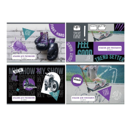 Альбом для рисования 32 листа BG Sport Event, на скрепке АР4СК32 11842