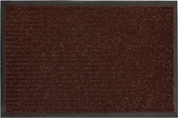 Коврик придверный влаговпитывающий на резин. основе ворс 90х150см Стандарт, коричневый ComeForte
