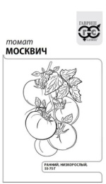 Томат Москвич 0,05г белый пакет Гавриш