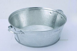 Таз оцинкованный круглый  9л Магнитогорск