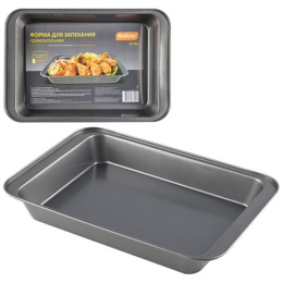 Противень из углеродистой стали с антиприг. покрытием 37,5х25,5х5см Mallony BF-006/191305