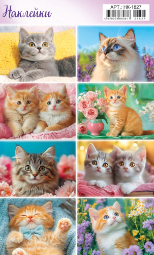 Наклейки Котята НК-1827