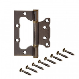 Петля накладная Apecs 100х75-B2-Steel-AB бронза (бабочка) Apecs 20085