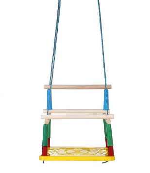 Качели подвесные пластиковые, сиденье 33х22см 4883698