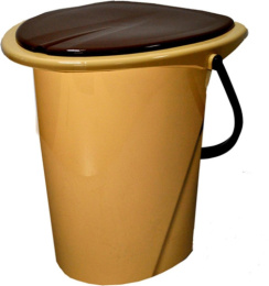 Ведро-туалет пластиковое 17л Smart Solution, цвета в ассортименте InGreen ING30001F