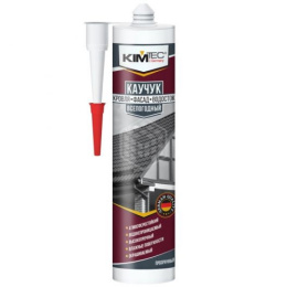 Герметик каучуковый KIM TEC. кровля фасад водосток, прозр. 310 мл (12шт) 02-05-82
