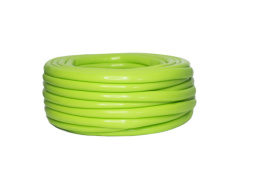 Шланг поливочный ПВХ силиконовый однослойный 3/4" (18/22мм) 25м, 140 грамм, лайм НЗПИ 104760