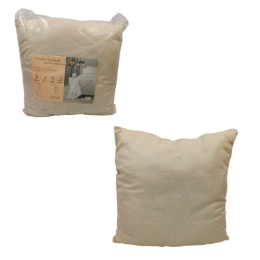 Подушка 70х70см Овечья шерсть (п/э 70, кант) в пакете ДомВелл 