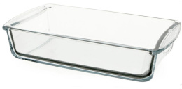 Форма для запекания стеклянная жаропрочная прямоугольная 26х15х5,5см 1,32л Midi, в коробке Borcam 59864 GB