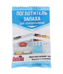 Поглотитель запаха для холодильника, в пакете Selena 991-079
