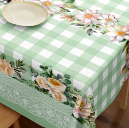 Клеенка столовая на тканевой основе с ПВХ покрытием 1,4х20м Grace STS6037-1