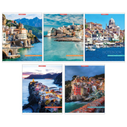 Тетрадь  96 листов линейка Городок на берегу 13223/5