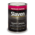 Грунт-эмаль "Slaven" быстросохнущий антикор. серый 0,5кг Р14859