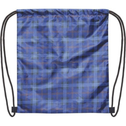 Сумка для обуви Attomex 35х40см Темно-синяя клетка 7040735