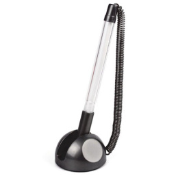 Ручка шариковая на подставке Brauberg Стенд-пен, синяя, 0,5мм 141351