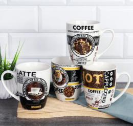 Кружка керамическая 350мл Кофе, в ассортименте S2004/748027
