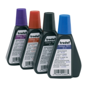 Краска штемпельная синяя 28мл Trodat 7011с