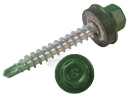 Саморез кровельный 4,8х29 RAL 6020 (зеленый хром) Daxmer 277-602029