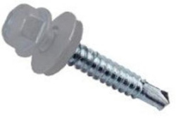 Саморез кровельный 4,8х35 RAL 9002 (серо-белый) Daxmer 277-900235