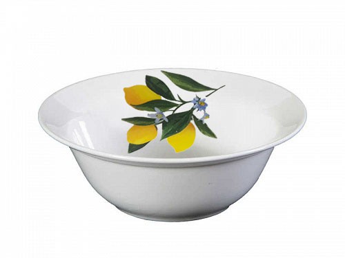Миска фарфоровая 175мм/400мл Лимоны Фокус см7-3108х