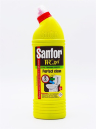 Чистящее средство Санфор (Sanfor) WС+ гель 750г лимонная свежесть