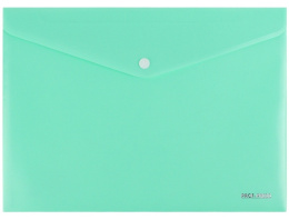 Папка с кнопкой А4 0.18 Зеленая ПК-3026