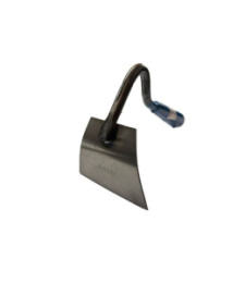 Тяпка самозаточная 100х78мм рельсовая сталь без черенка, синяя Mawipro MW-5225