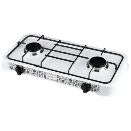 Плита газовая настольная 2 конфорки, EN-002, белый Energy 144024